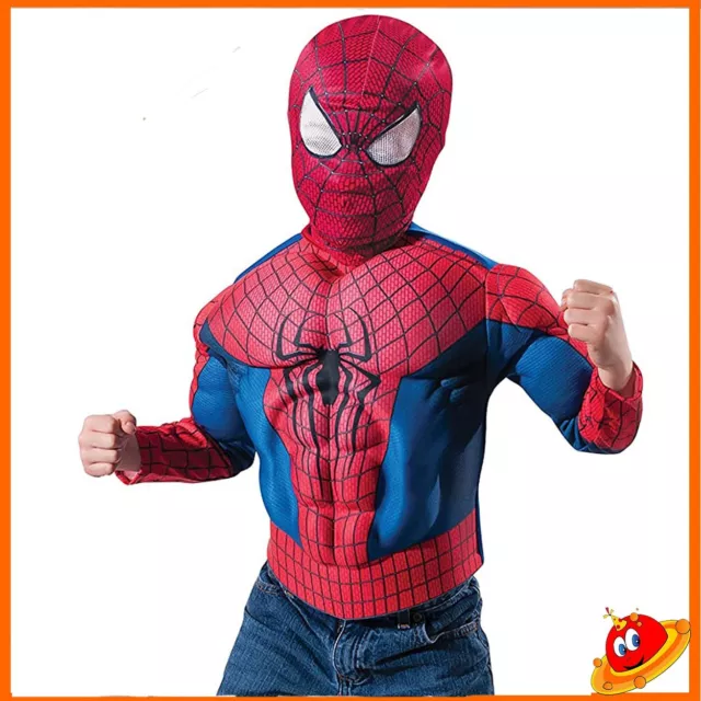 Costume Carnevale Bambino Spiderman Uomo Ragno