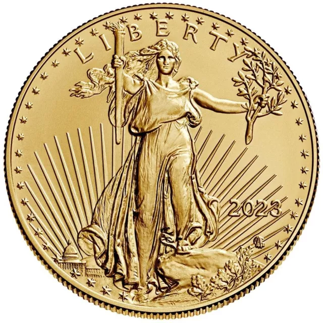 Goldmünze American Gold Eagle 2023 - USA - Anlagemünze - 1/2 Oz ST