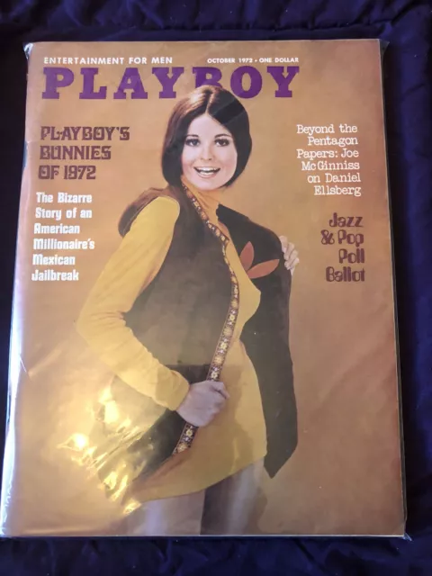 Vintage October 1972 Playboy Magazine~Sharon Johansen Playmate/Month Centerfold