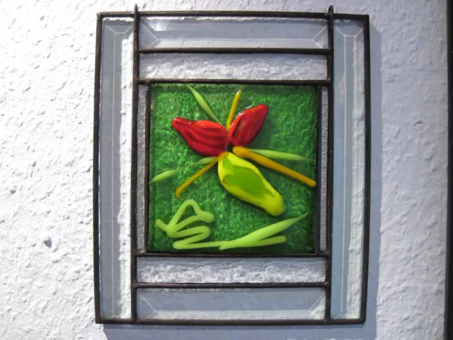Main Tiffany Design Fensterbild "Frühling"