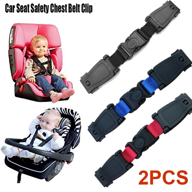 2X Baby Car Safety Seat Strap Clip Harness Chest Belt Child Buggy Buckle Lock AU