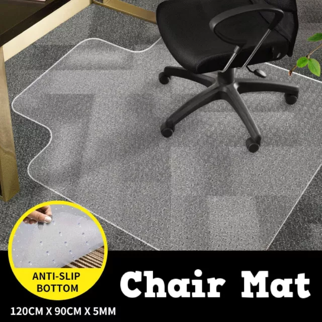 Chair Mat Carpet Floor Protector PVC Home Office Room Computer Mat 120x90 Home