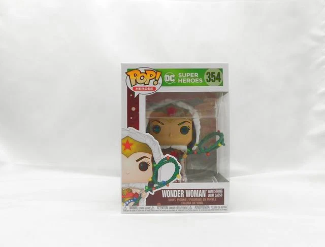 Wonder Woman with Christmas Lights Lasso Holiday #354 Funko Pop DC Heroes
