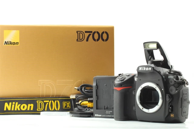 [Top MINT in BOX  2905 Shots] Nikon D700 12.1MP Digital Camera Black From JAPAN