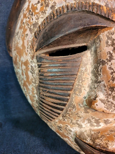 Vintage African Ceremonial Mask - Tribal Art 8