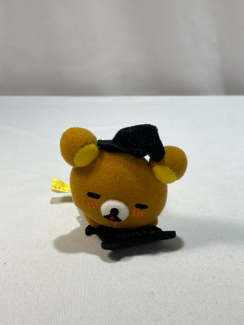 San-X Rilakkuma Sleepy Halloween Ghost Bear Plush  keychain 3" Tall  Japanese