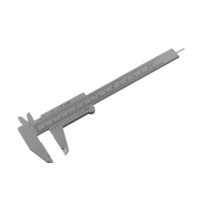 Calibro corsoio 150mm Mini scale doppia righello Strumento misurazione grigio