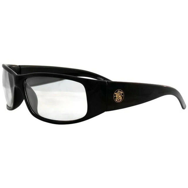 Smith & Wesson 21302 Elite Black Frame, Clear Anti-Fog Lens Safety Glasses 2