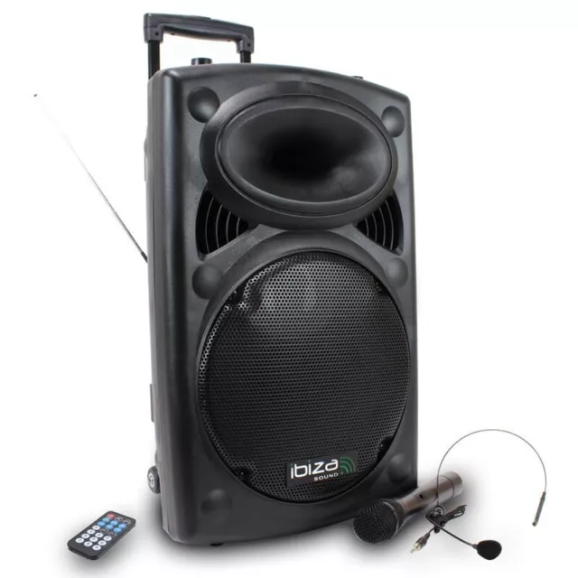 Sono portable IBIZA SOUND  autonome 250W/500W