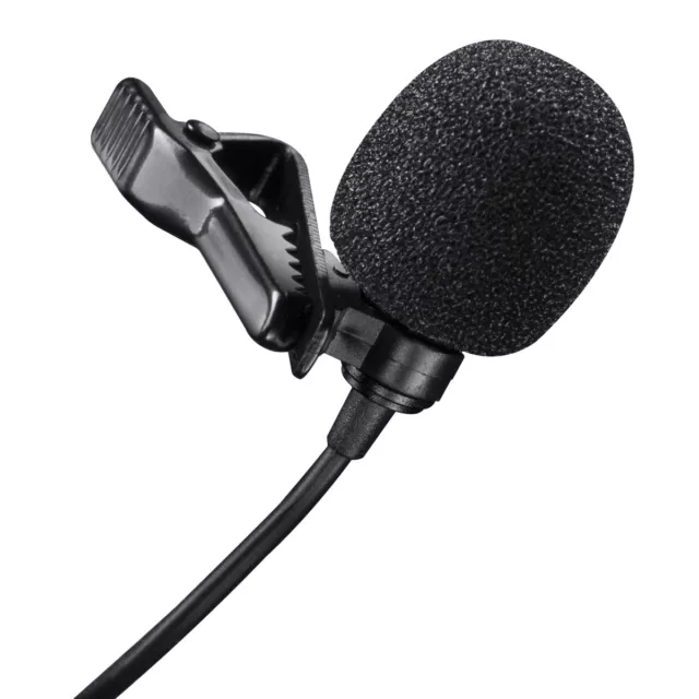 walimex pro Lavalier Mikrofon für Smartphone, mit stabilem Ansteckclip