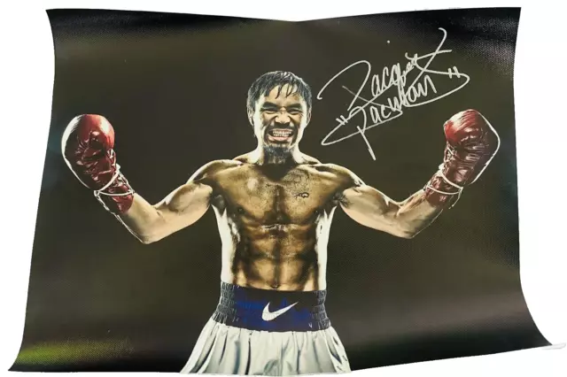 Manny Pac-Man Pacquiao Autographed Signed 11 x 14 Photo Picture Team Pacquiao
