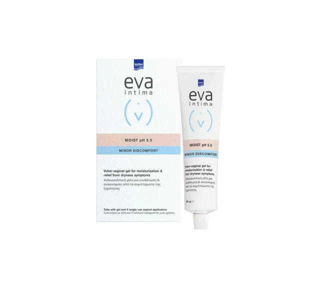 Eva Intima Moist pH 5.5 Tubo in gel da 50 g e 9 applicatori