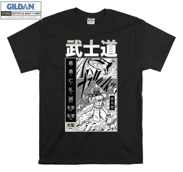 T-shirt ufficiale Samurai Bushido Ninja Warrior uomo donna unisex 7824