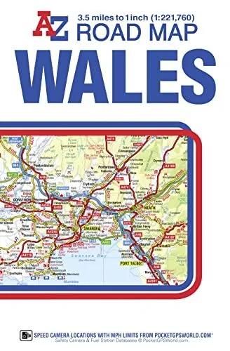 Wales Road Map by Geographers A-Z Map Company Ltd Sheet map, folded Book The
