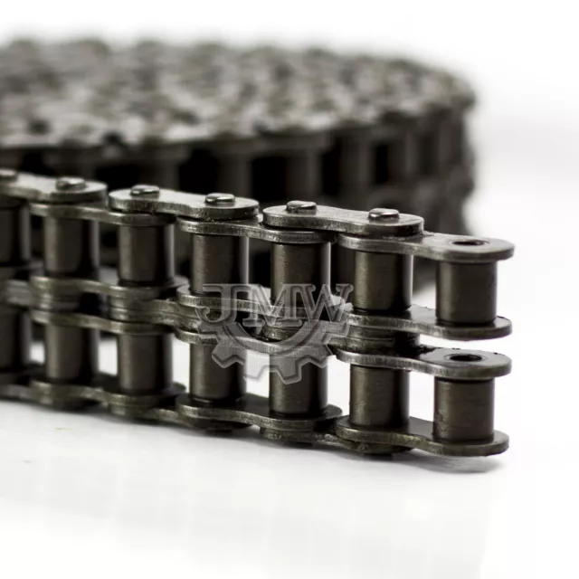 #140-2 Double Strand Duplex Roller Chain 10 Feet with 1 Connecting Link 3