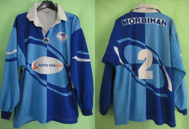 Maillot De Rugby Vintage SA Hagetmautien - N°21 - Jambon Bayonne - Taille XL
