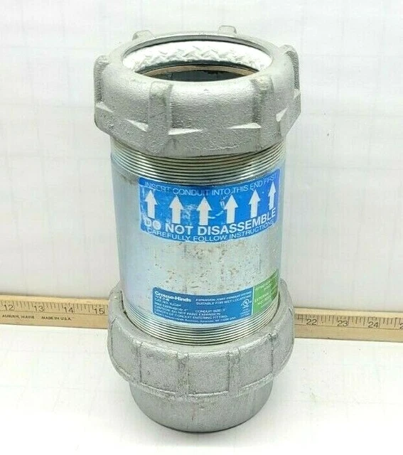 NEW EATON CROUSEHINDS 3" Expansion Joint Conduit Fitting 4" Max