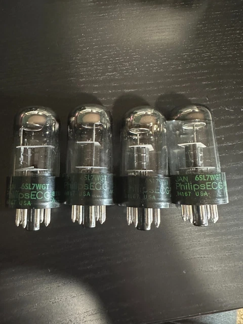 PHILIPS JAN ECG 6SL7WGT Tubes 