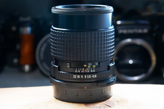 Pentax 67 SMC Pentax 67 165mm f2.8 lens late model EXE++