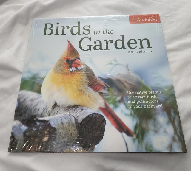 WORKMAN AUDUBON BIRDS in the Garden Wall Calendar 2023 New Sealed £7.52