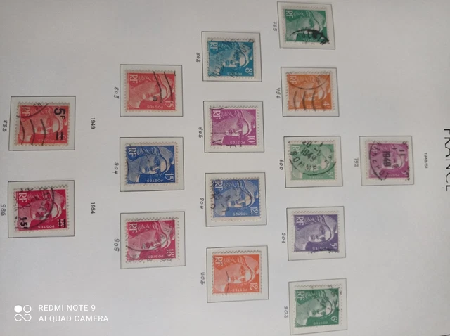 Lot De 400 Timbres Français Oblitérés Après 2000 - Très Bon état