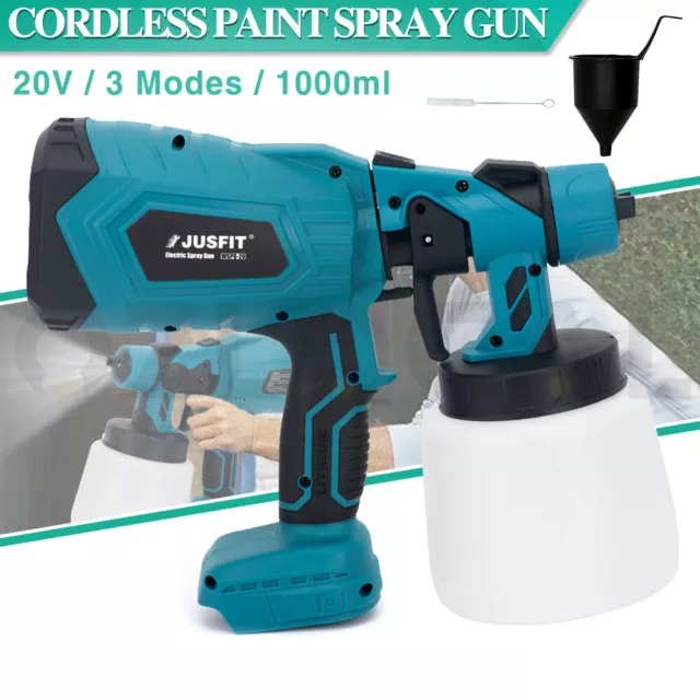 Cordless High Pressure Spray Gun Airless Paint Sprayer For Makita 18V Battery