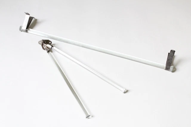 antique glass towel rack swing arm holder | deco bath vtg victorian bathroom