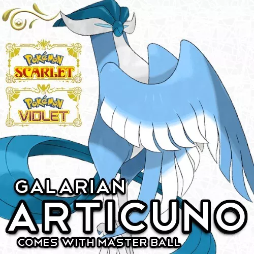 Galarian Articuno Shiny 6Ivs - Pokémon Scarlet Violet - Outros - DFG