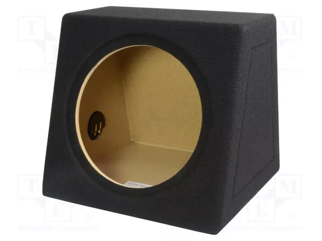 1 piece, Car loudspeaker enclosure OB.MDF.05.BK /E2UK