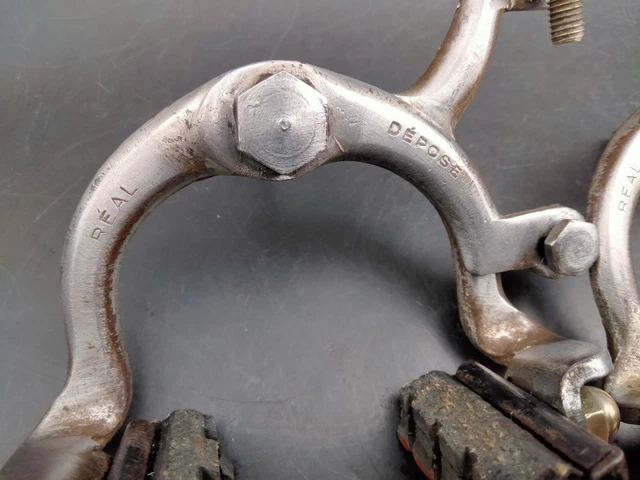 Paire D'Étriers De Frein LAM 49-72 Pour Vélo Ancien - Peugeot, Course 1960 - Acier France