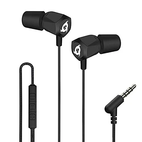 KLIM F2 - Écouteurs Intra Auriculaires avec Micro + Haute Qualité Audio + Durabl