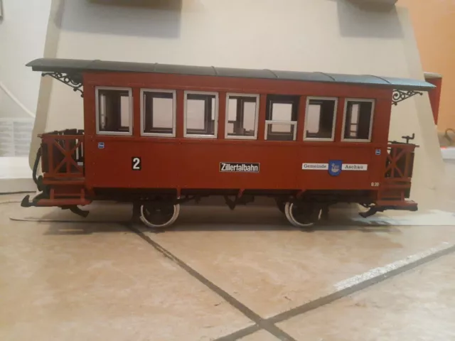 ★ LGB 33203 ★ Carrozza ZILLERTALBAHN B20 Aschau ★ USATO OVP ★ AS NEW ★