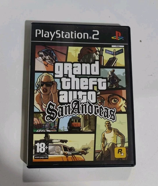 PS2 GTA GRAND Theft Auto San Andreas Italiano Playstation Completo ...