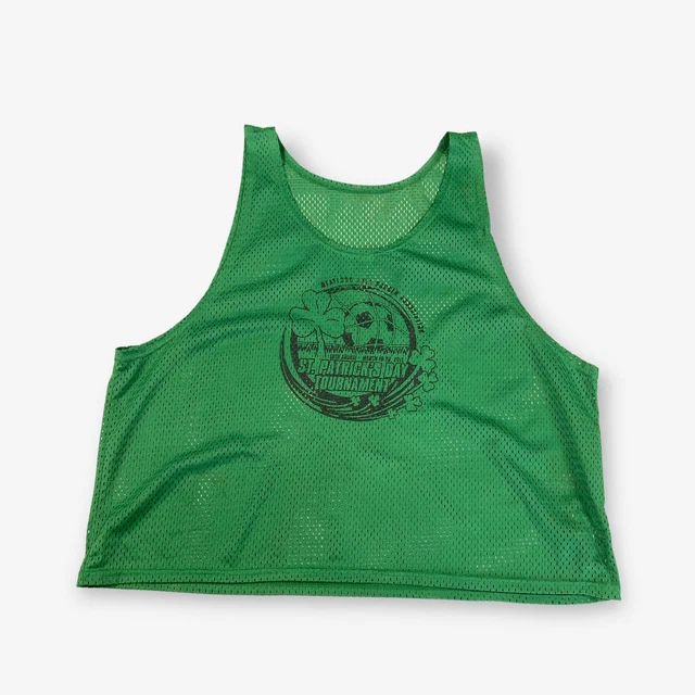 Vintage St. Patrick's Day Sports Bib/Vest Green XL