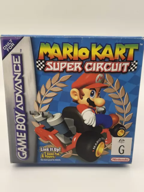 Mario Kart: Super Circuit Boxed Complete GBA Game Boy Advance PAL AUS
