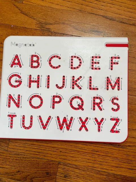 MAGNATAB A TO Z Uppercase Kid O Upper Case Letter Alphabet Tablet 