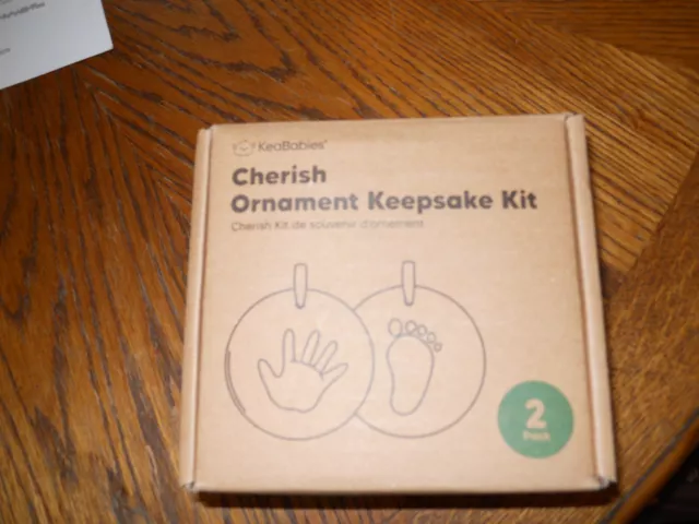 Baby Kit Newborn Handprint FootPrint Keepsake Frame NEW boxed Keababies