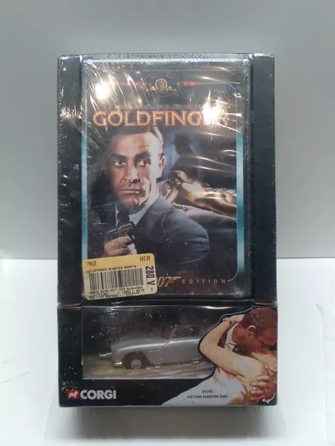 Goldfinger 007 Editon DVD with Corgi Aston Martin DB5 - Brand New - See Pics