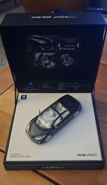 Coffret 2 Voitures Miniatures Peugeot RC 1/43 - NOREV - Neuf