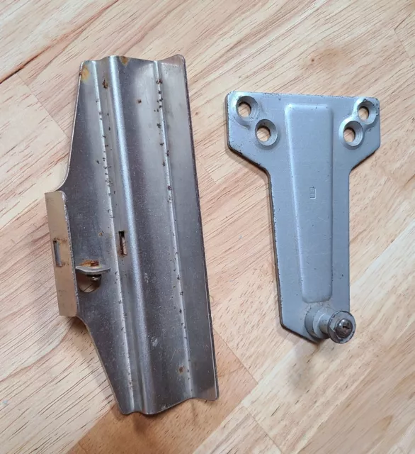 2x Vintage Door Hardware Pieces – Large Vintage Basement Door Barn Door Latches