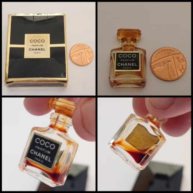 CHANEL COCO PARFUM 1.5ml Miniature Bottle Vintage Empty Rare Collectable