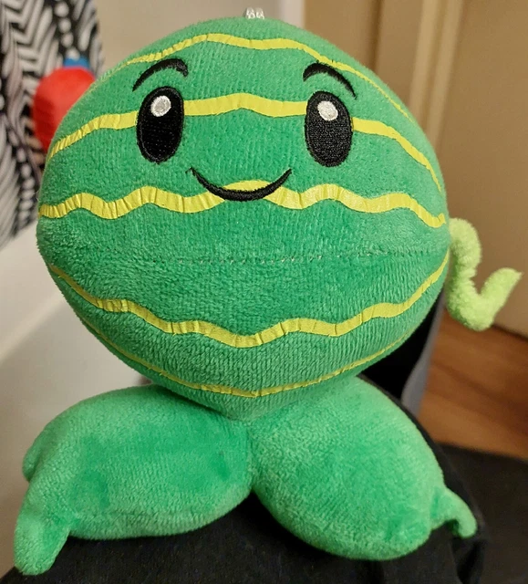 PLANTS VS ZOMBIES Melon Pult Plush Stuffed Toy Small Green EUC 9.59