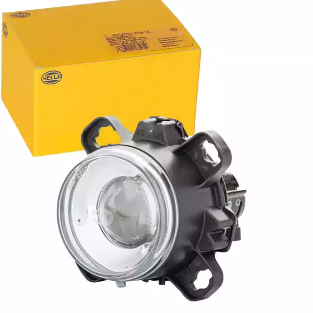 HELLA Faro Halógeno 90mm Redondo 24V Izquierda Derecha Con Luz de Cruce 1ML 247