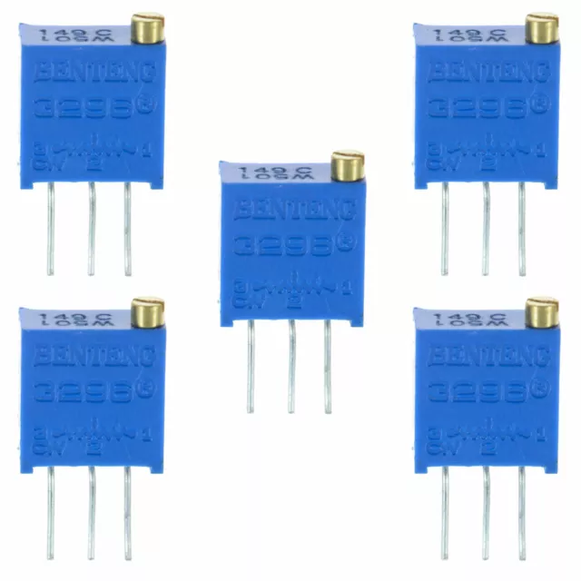 5 x 10k 3296 Multiturn Variable Potentiometer Trimmer Pot Resistor