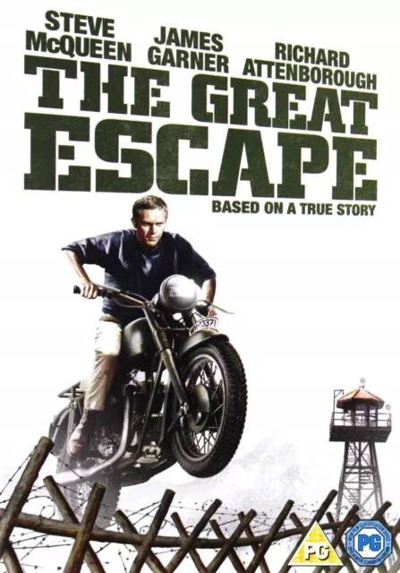 The Great Escape Steve McQueen MOVIE WALL ART COVERING 30x20 Inch Canvas Framed