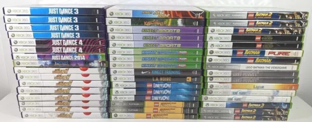 Microsoft Xbox 360 Cheap Affordable Value Games J-Z Tested Resurfaced Complete