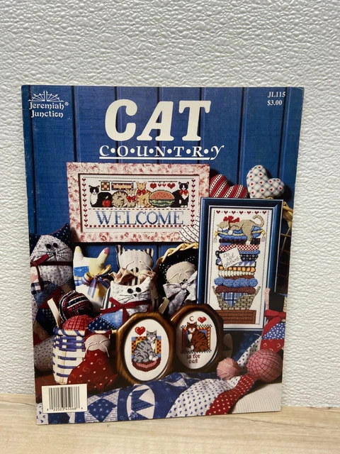 Jeremiah Junction Cat Country Cross Stitch Single Pattern