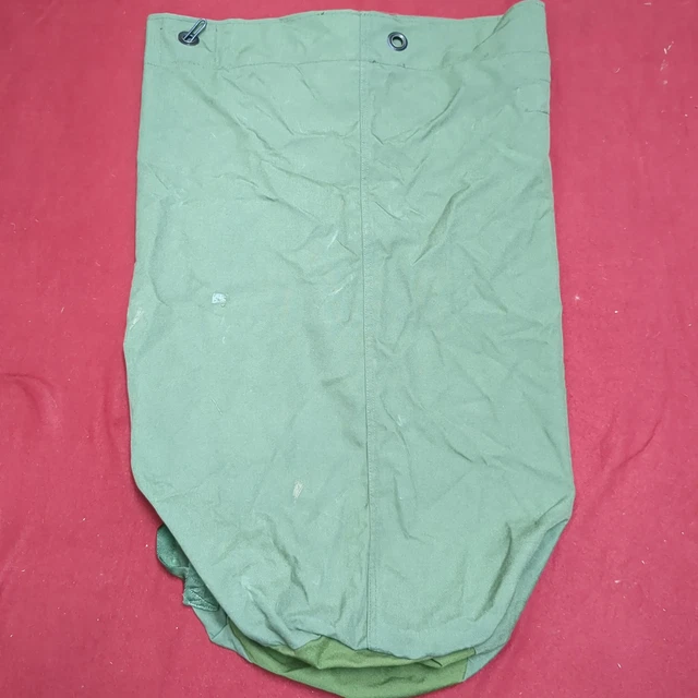 US Military Issue Locking Top Load Nylon Carrying Seabag w Straps Duffle (dfl17)