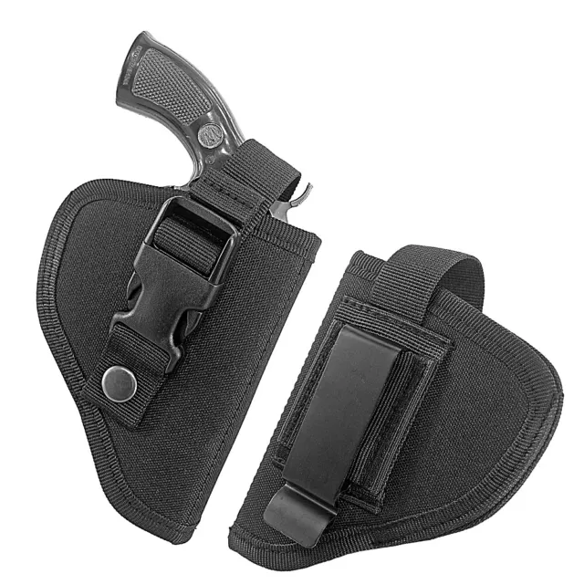 Tactical OWB Revolver Holster Fits .22 .38 .357 J Frame Snub Nose 2" Revolvers