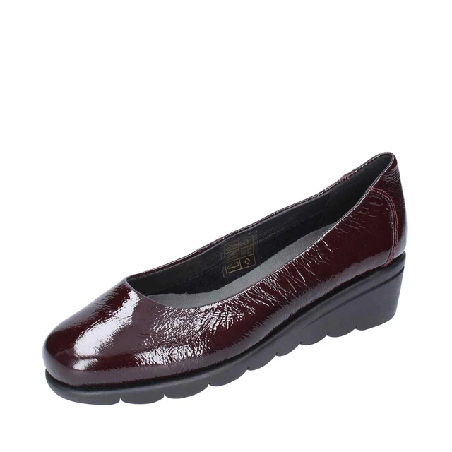 Chaussures pour Femmes CINZIA SOFT 35 Ue Ballerines Bordeaux Vernis BD214-35